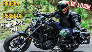 Una Custom 1100 CC automatica 😱Honda REBEL 1100 Prueba Y Reseña 😎 [upl. by Mosi]