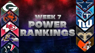 NFL Week 7 Power Rankings [upl. by Nathanson]