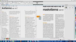 Corel Draw mizanpaj çalışması [upl. by Lindsy]
