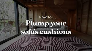 How to Plump your sofas cushions [upl. by Audun]