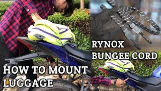 Best Bungee Cord Under 300  Rynox Bungee Cord Review [upl. by Nosreip642]