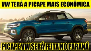 VEM AÍ NOVA PICAPE VOLKSWAGEN ANTITORO MAIS ECONÔMICA DA CATEGORIA [upl. by Alihs750]