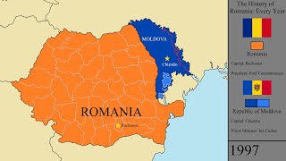 The History of Romania Every Year [upl. by Anilos912]