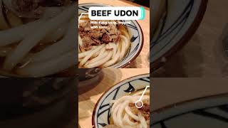 Tried Marugame Udon for the first time marugameudon japanesefood [upl. by Harias]