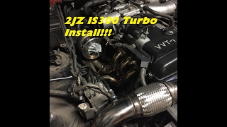 IS300 Turbo Install Part 1 [upl. by Gapin903]