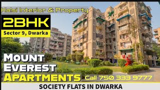 2 Bhk Flat for sale  Mount Everest Apartment Sector 9 Dwarka  call 7503339777 [upl. by Medora]