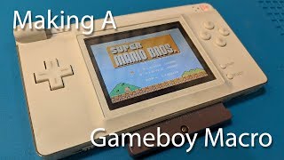 How to Make a Gameboy Macro from a DS Lite [upl. by Akcinat]