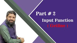 Lecture 23 part 2  input function in c  getline  cingetline  rehan ahmad  input function [upl. by Aihsotan]