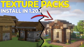 How To Download amp Install Texture Packs in Minecraft 1201 PC [upl. by Ume]