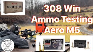 Aero Precision M5 Ammo testing Norma Evostrike Hornady Outfitters CX and Hornady Black SST [upl. by Tjaden58]