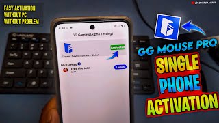 GG Mouse Pro Activation Single Phone Activation  gg mouse pro activate kaise kare  Easy steps [upl. by Micheil]