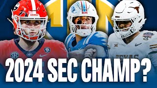 Way Too Early 2024 SEC Champion Prediction Georgia LSU Ole Miss or Texas [upl. by Brien]