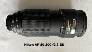 Nikon 80 200 f28 ED [upl. by Thurmann]