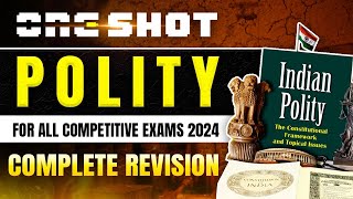 Complete Polity For All Competitive Exams 2024  Indian Polity In One Shot 📚 SSC Exams 2024 [upl. by Longo]