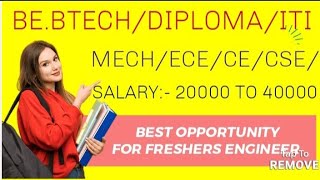 mechanicalengineerfresherjobs MECHANICAL FRESHER JOBS DIPLOMA diplomaengineertrainee Mech civil [upl. by Andrej654]