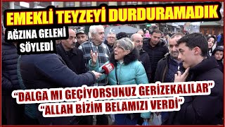 EMEKLİ TEYZEYİ DURDURAMADIK AĞZINA GELENİ SÖYLEDİ [upl. by Arihaj637]