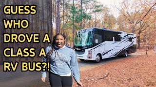 Our FIRST Time Driving a CLASS A RV BUS  Georgetown GT5 36B5 Tour [upl. by Adnarb]