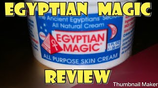 Egyptian Magic Skin Cream Review [upl. by Sitnalta974]