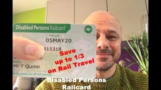 Blind Visually Impaired and Disabled Persons Railcard  save up to 13 [upl. by Irrehs]