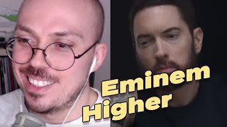 Eminem  Higher music video REACTION [upl. by Wiersma45]