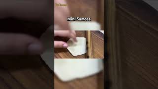 Mini Samosa recipe in home made  short trending [upl. by Ardnala]