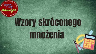 Wzory skróconego mnożenia algebra matematyka dc [upl. by Arakat]