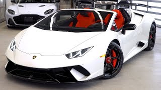 Check out THIS CUSTOM AD PERSONAM Lamborghini Huracán Performante Spyder [upl. by Tanhya]