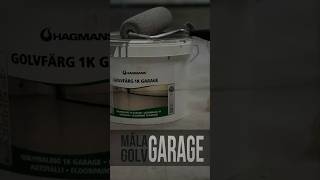 Måla garage golv paint garage floor carpentry home diy construction woodworking garden [upl. by Annairoc974]