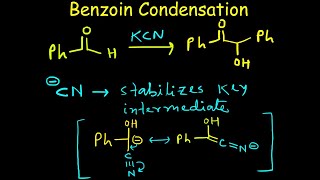 Benzoin Condensation reaction  Mechanism  Role of Potassium Cyanide  Benzoin  Organic Chemistry [upl. by Tyson]