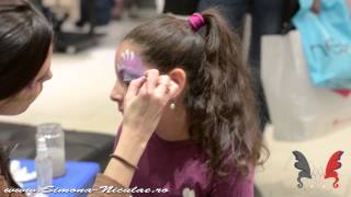 Pictura pe fata face painting cu Simona Niculae [upl. by Haras]