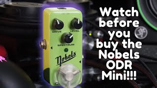 Nashville guitarist MUST HAVE pedal Nobels ODR Mini Review and Demo [upl. by Musihc]