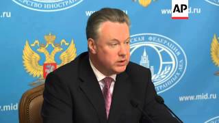 RUSSIAN FM SPOX COMMENTS ON REPORTED MASSACRE IN SYRIA [upl. by Cheffetz]