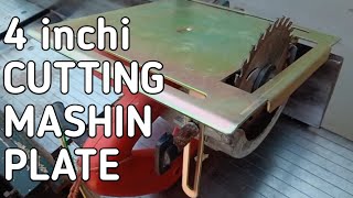 cutting mashin  Wood cutter machine plate fitting must watch cutting mashin 4inch [upl. by Ronacin]