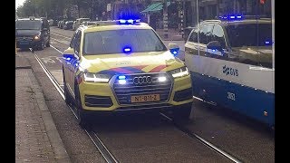 Traumateam 13901 met spoed naar medisch noodgeval in Amsterdam centrum [upl. by Etnaed450]