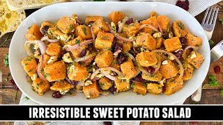 HEALTHY Sweet Potato Salad to Fill you with GOODNESS [upl. by Hceicjow]