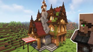 Minecraft  How to build Medieval House Weaponsmith  Minecraft Tutorial [upl. by Allis]