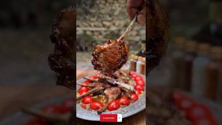 Lamb Ribs Recipe in 40 seconds shorts food streetfood [upl. by Ezaria]