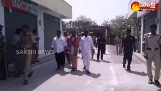 Mantralayam YSRCP MLA Candidate Bala Nagi Reddy files nomination [upl. by Milman904]