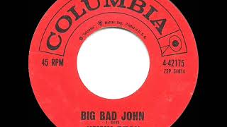 1961 HITS ARCHIVE Big Bad John  Jimmy Dean a 1 record [upl. by Latsyrhk]