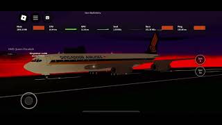 Singapore 707 taking off at Greator rockford ptfs [upl. by Danna614]