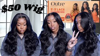 OMG😫 🥵 Install a 50 wig from AMAZON PRIME with me IM OBSESSED Outre  5x5 Lace Closure Wig [upl. by Anasiul905]