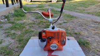 Stihl FS56 UnboxingFirst Start Beüzemelés BrushcutterFűkasza [upl. by Stauder67]