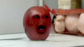 Annoying Orange DeathKnife AttackFirst Apple [upl. by Ahcirt409]