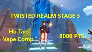 Genshin Impact  Twisted Realm Stage 3  8000 POINTS  Energy Amplifier Event [upl. by Eitsym]