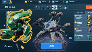 Dagon Drone Daltokki  27 Extra Damage  War Robots Gameplay [upl. by Ylrebnik]