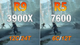 AMD Ryzen 5 7600 vs Ryzen 9 3900x  8 Benchmarks Test [upl. by Atnoek600]