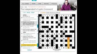 Cryptic Crossword Masterclass The Independent [upl. by Ddat]