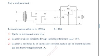 EP16 Exercice dapplication Régulateurs de tension Part2 [upl. by Shurwood489]