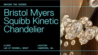 Bristol Myers Squibb Kinetic Chandelier [upl. by Hcurob]