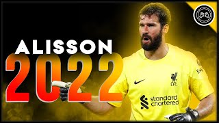 Alisson Becker ● Hero of Liverpool ● Miraculous Saves 202122  FHD [upl. by Ahsac]